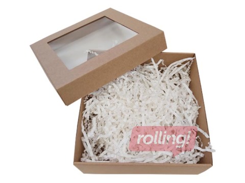 Papīra skaidas 20x20cm, 150 g, baltas