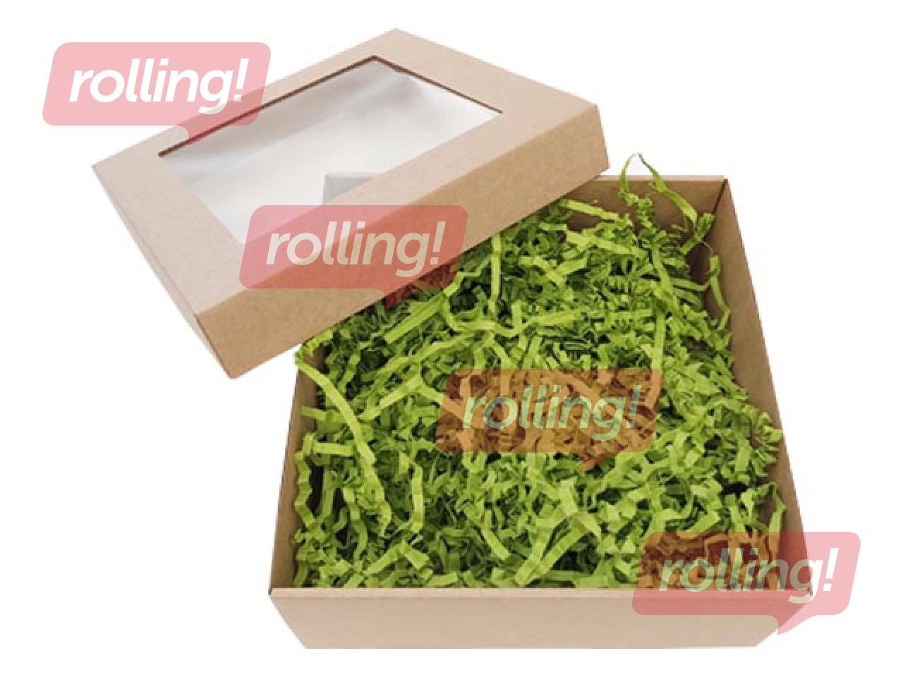 Paberilaastud 20x20 cm, 150 g, roheline