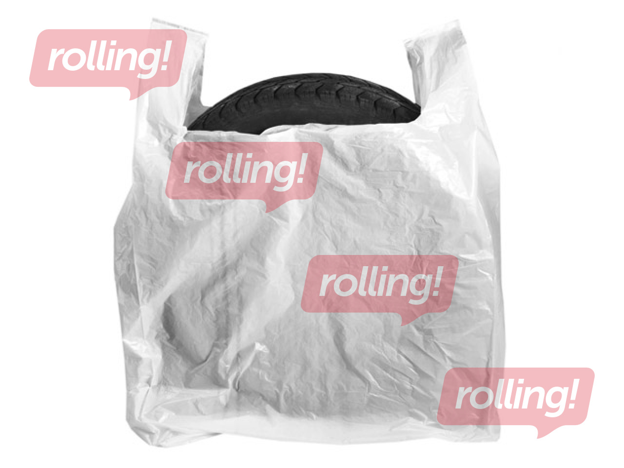 Kottid rullis, valged, 70+30x110cm, 50 tk. 