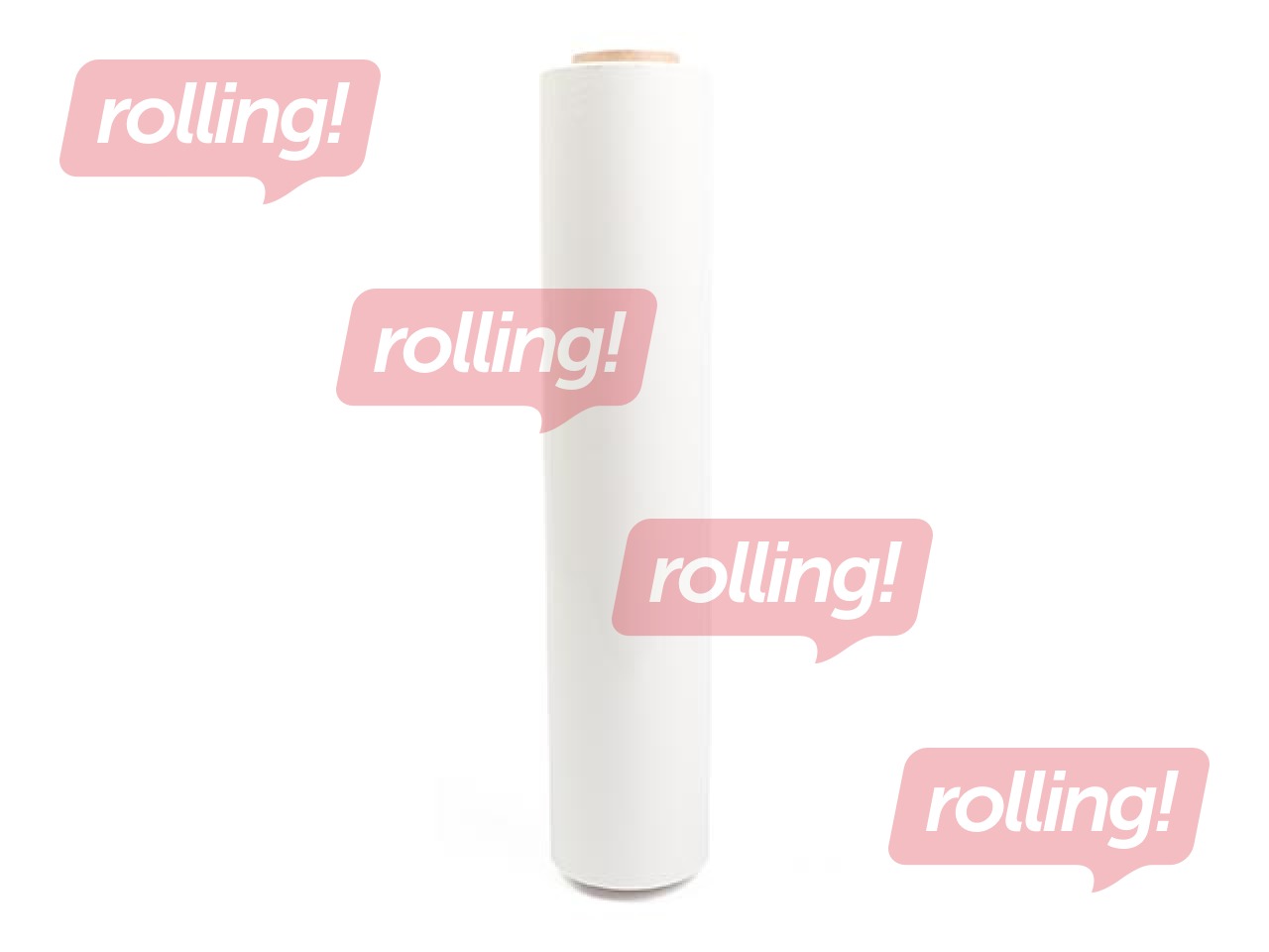 Veniv kile kaubaaluste pakkimiseks, 45 cm x 270 m, 17 mikronit, valge