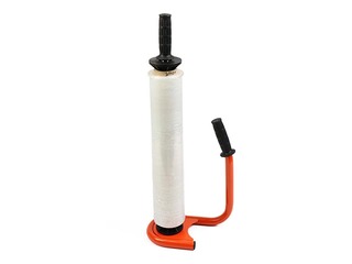 Pallet film unwinder for 50 cm films, orange