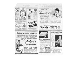 Snack bags Times, 16x16.5 cm, paper, with two open edges, 100 pcs.