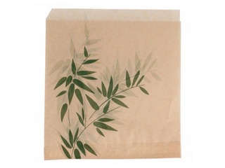 Suupistekotid Feel Green, 160x165mm, paber, kahe lahtise servaga, 100 tk