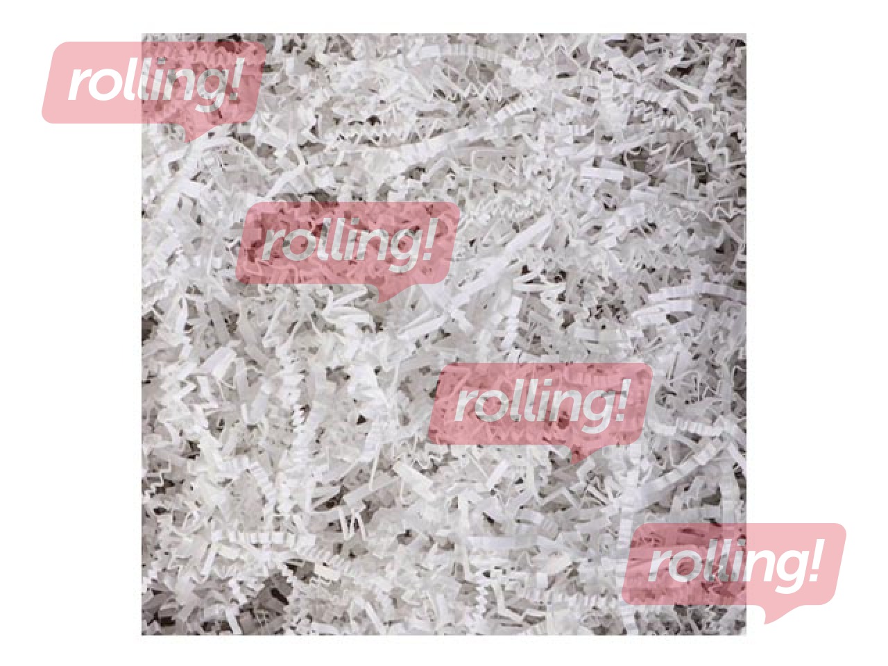 Бумажная стружка 2 мм, 1 кг, белая