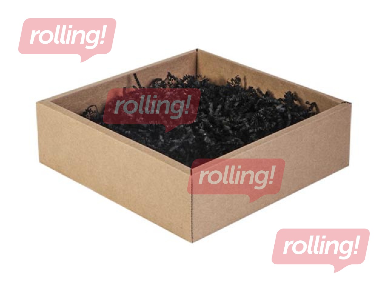 Paper shavings 2 mm, 1 kg, black