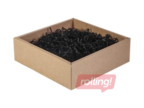 Papīra skaidas 2 mm, 1 kg, melnas