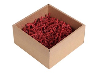Paper shavings 4 mm, 1 kg, red