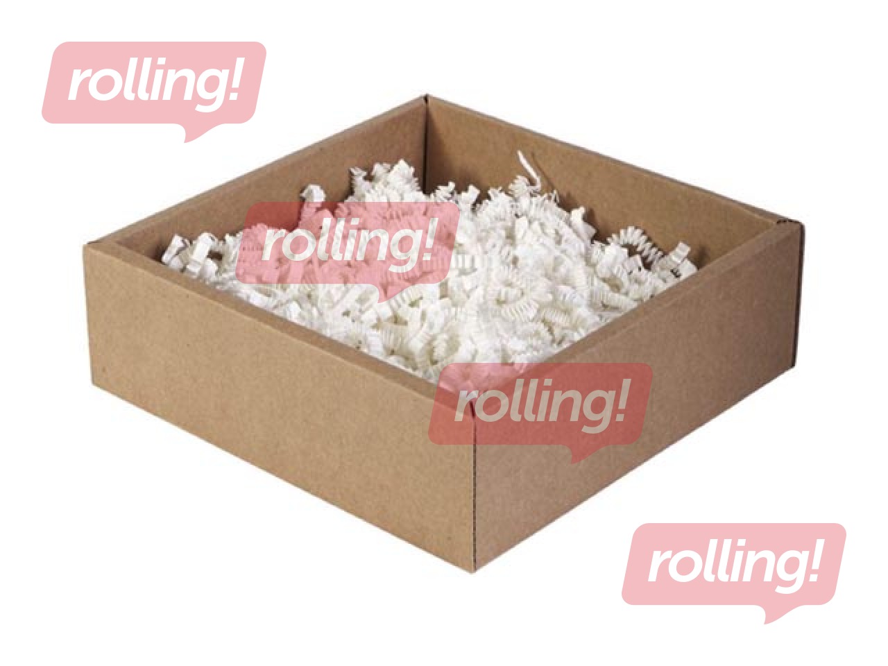 Papīra skaidas 4 mm, 1 kg, baltas