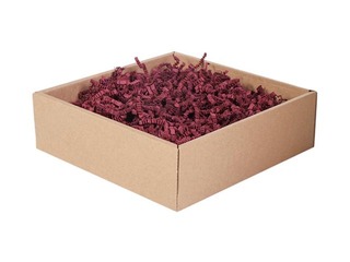 Paper shavings 4 mm, 1 kg, bordeaux