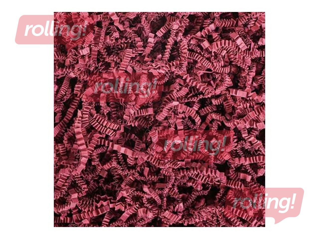 Paper shavings 4 mm, 1 kg, bordeaux