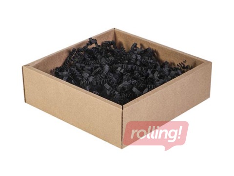Paper shavings 4 mm, 5 kg, black