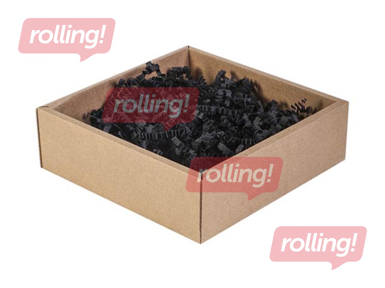 Paper shavings 4 mm, 5 kg, black
