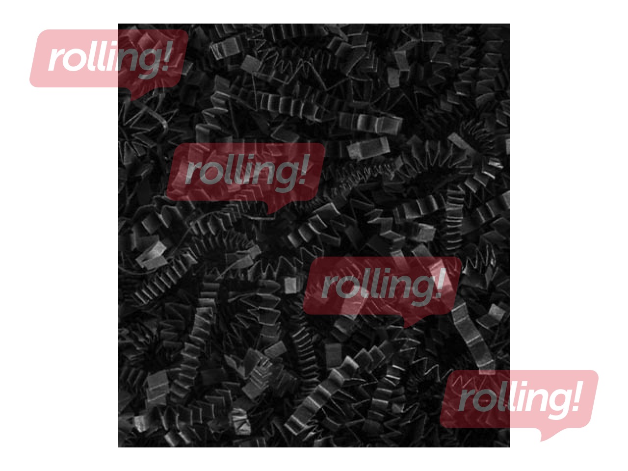 Paper shavings 4 mm, 5 kg, black