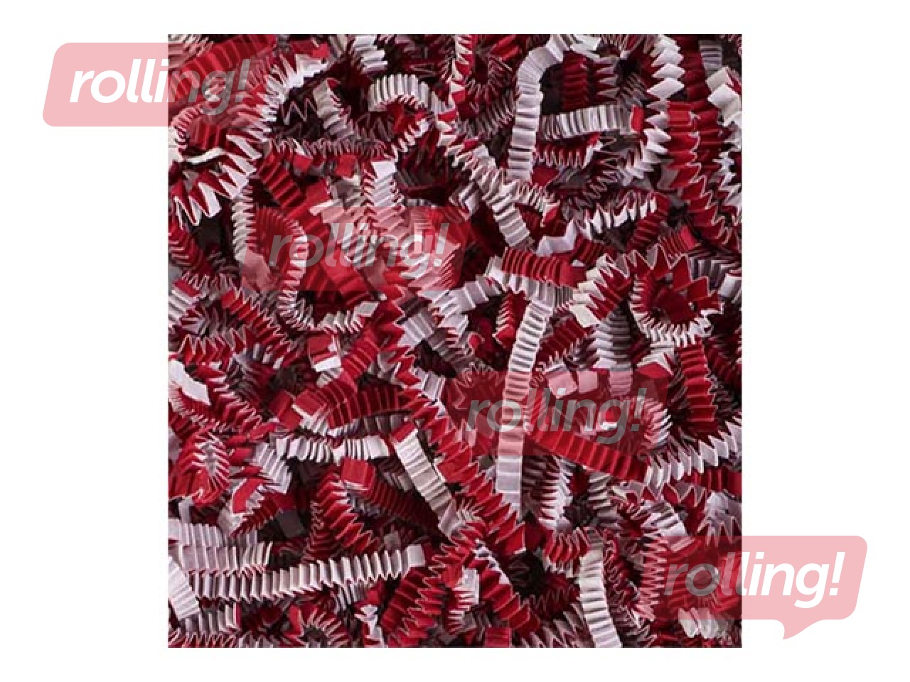 Paberilaastud 4 mm, 1 kg, punane / valge