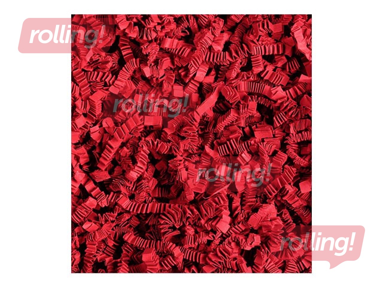 Paberilaastud 4 mm, 5 kg, punane