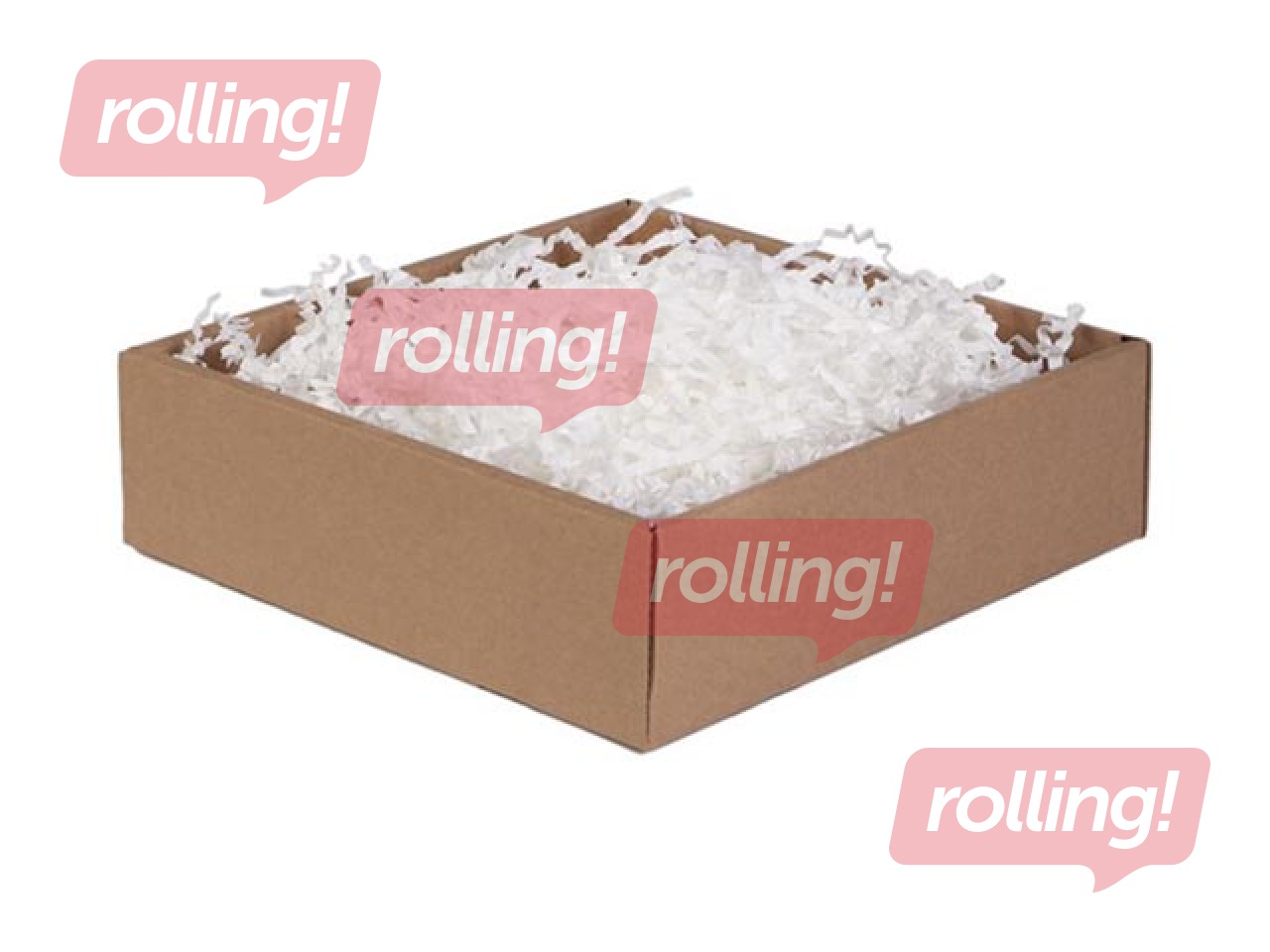 Бумажная стружка 4 мм, 5 кг, белая