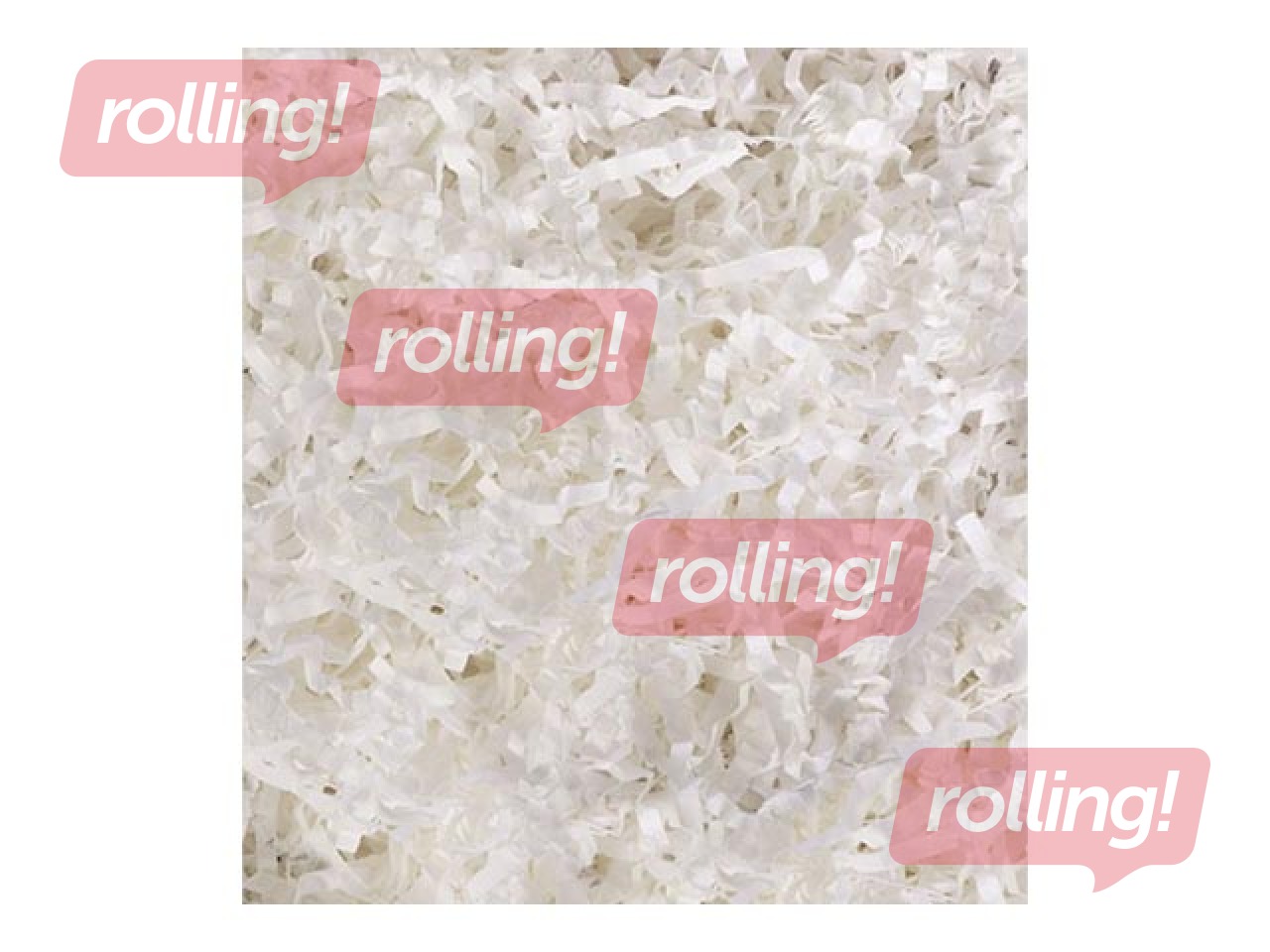 Paberilaastud 4 mm, 5 kg, valge