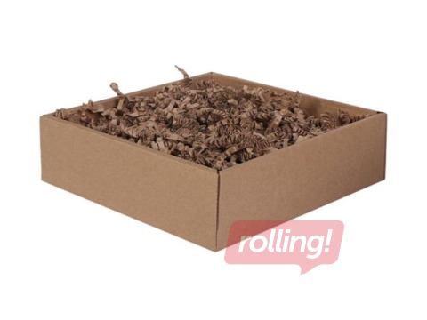 Paper shavings 4 mm, 5 kg, brown