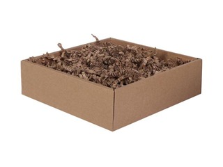 Paper shavings 4 mm, 5 kg, brown