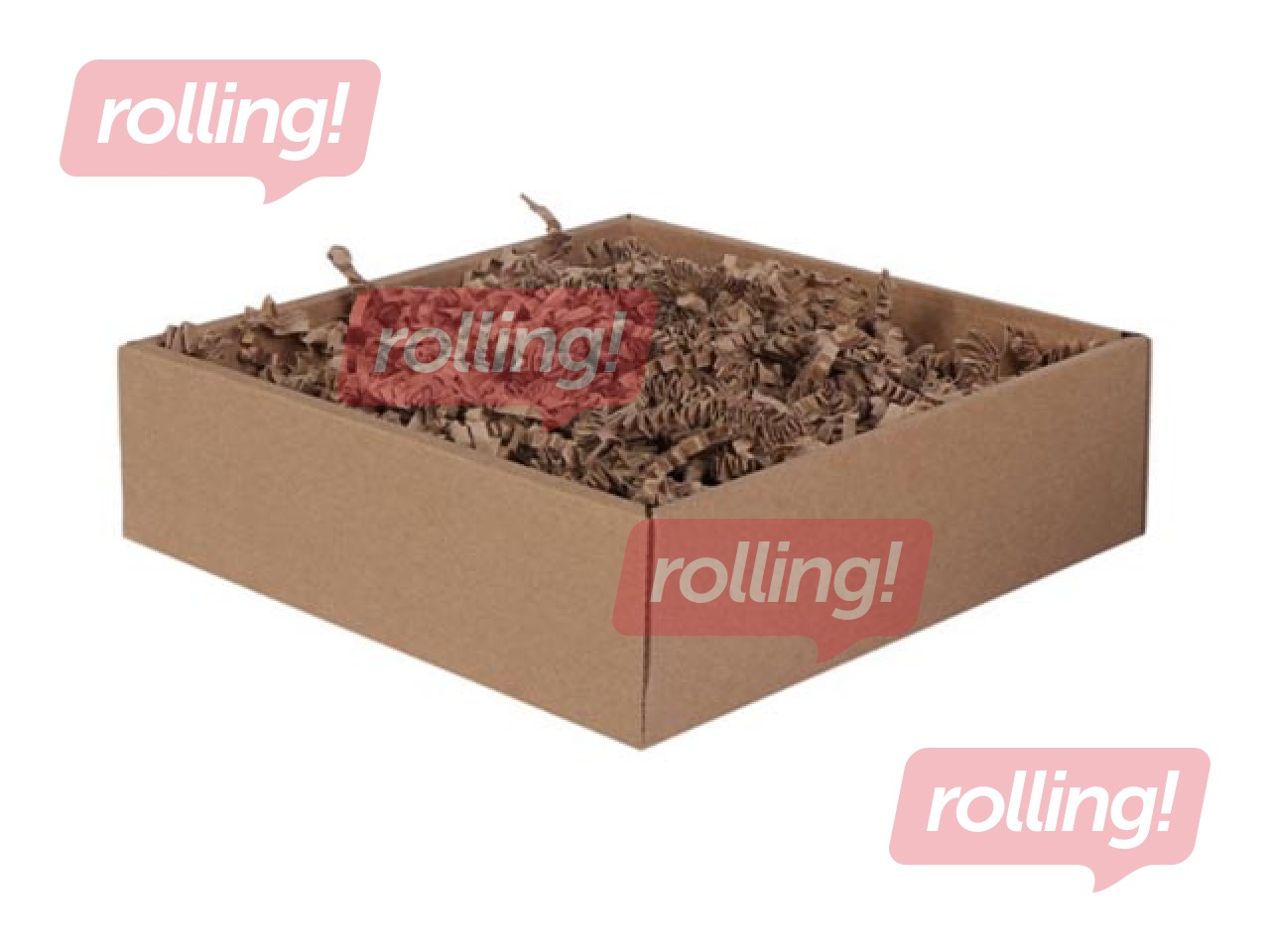 Paper shavings 4 mm, 5 kg, brown