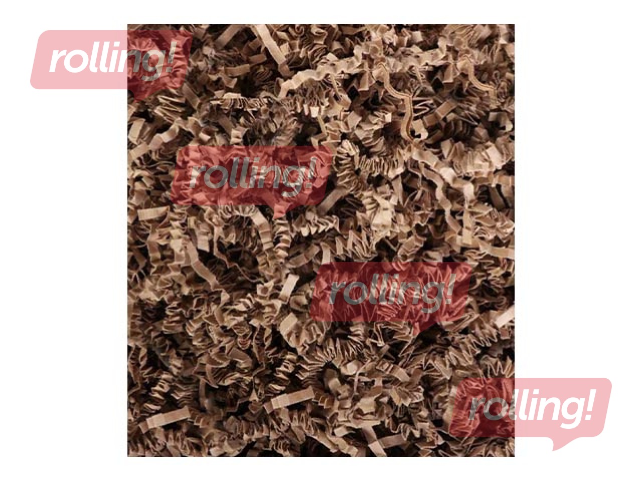 Paper shavings 4 mm, 5 kg, brown