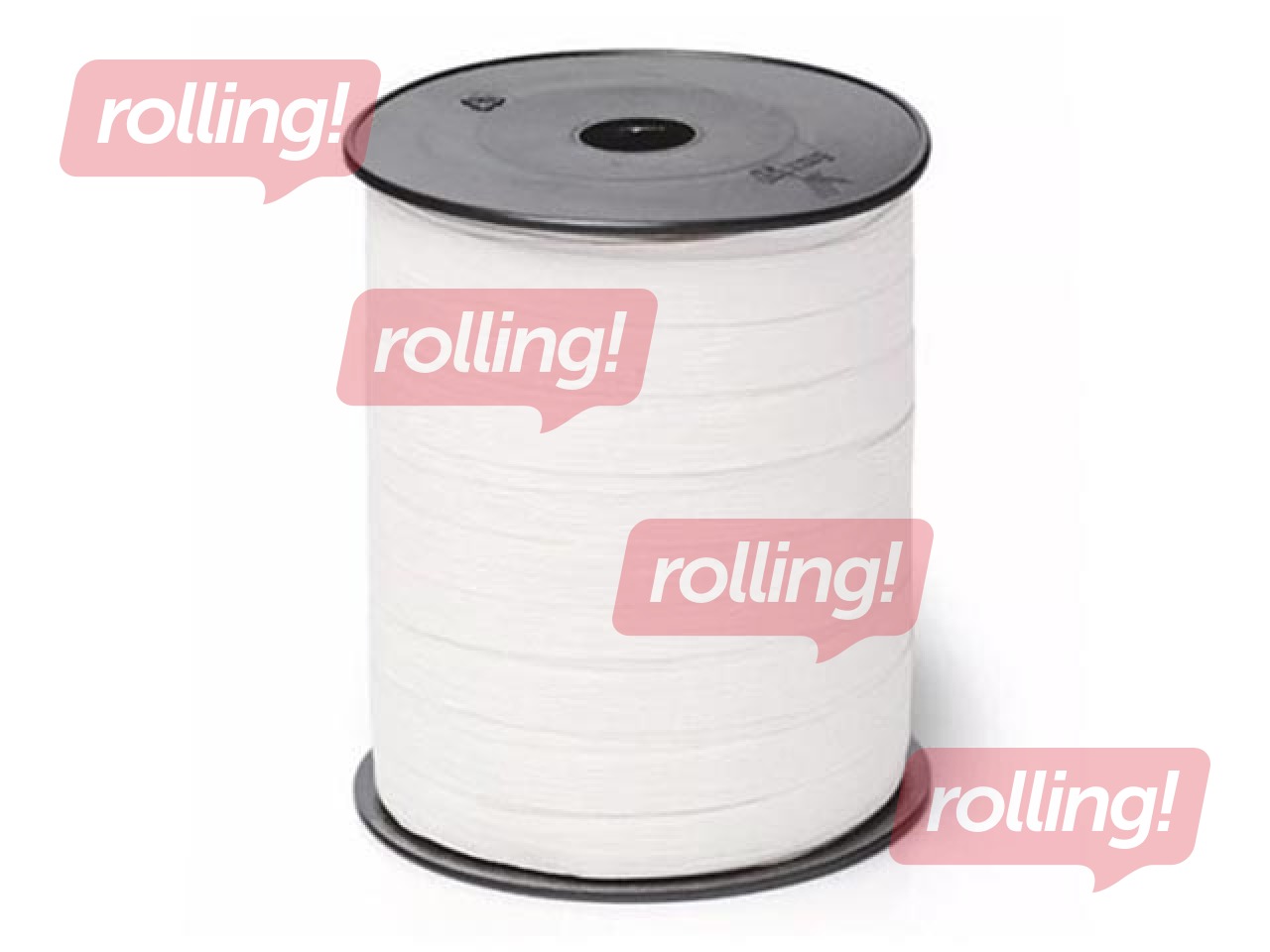 Kingituste pakkimislint rullis, valge, polüpropüleen, 500m