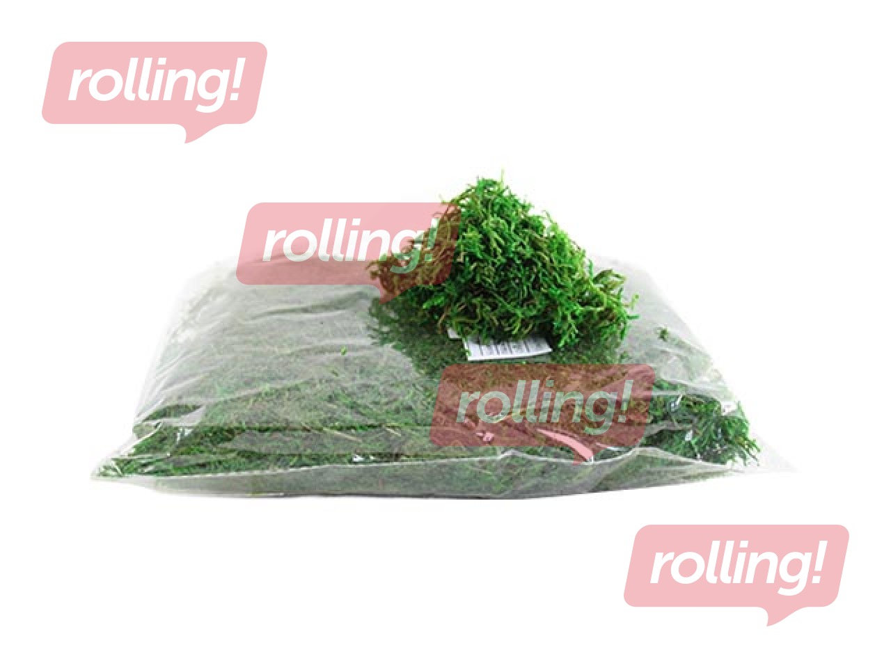 Dekoratiivne sammal, roheline, 100g