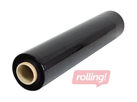 Veniv kile aluste pakkimiseks, 23 mikronit, must, 50cm x 270m