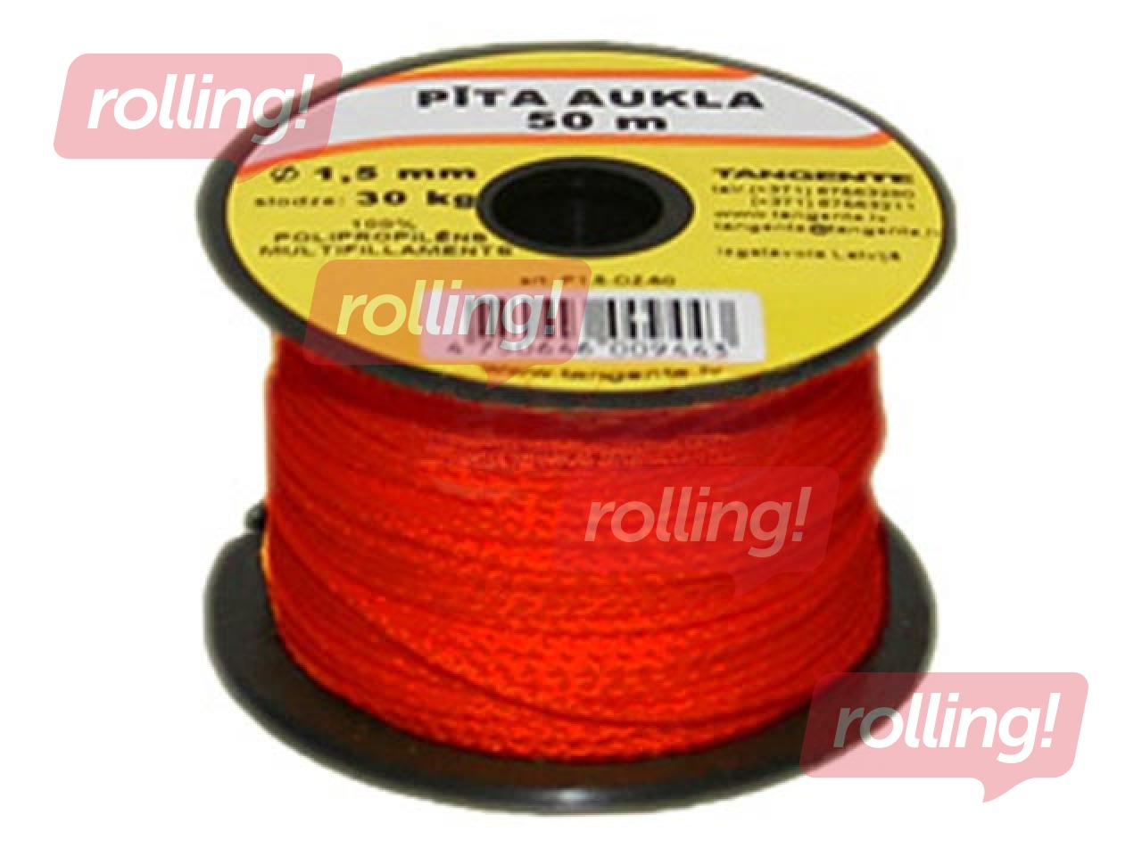 Braided twine universal Tangente 1.5 mm, 50 m, red