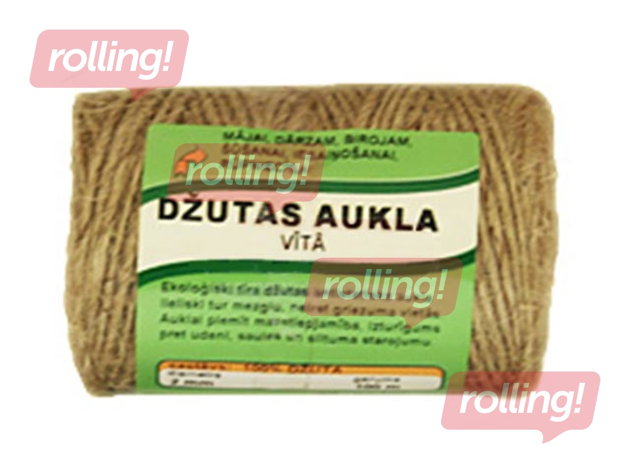 Шнур витой, джутовый, Tangente, 2 мм, 100 м