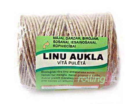 Keerutatud linasest niidist nöör, Tangente, 2.5 mm, 50 m