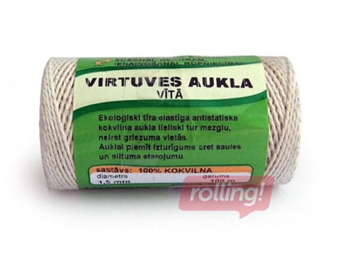 Keerutatud puuvillane nöör Tangente, 1.5 mm, 100 m