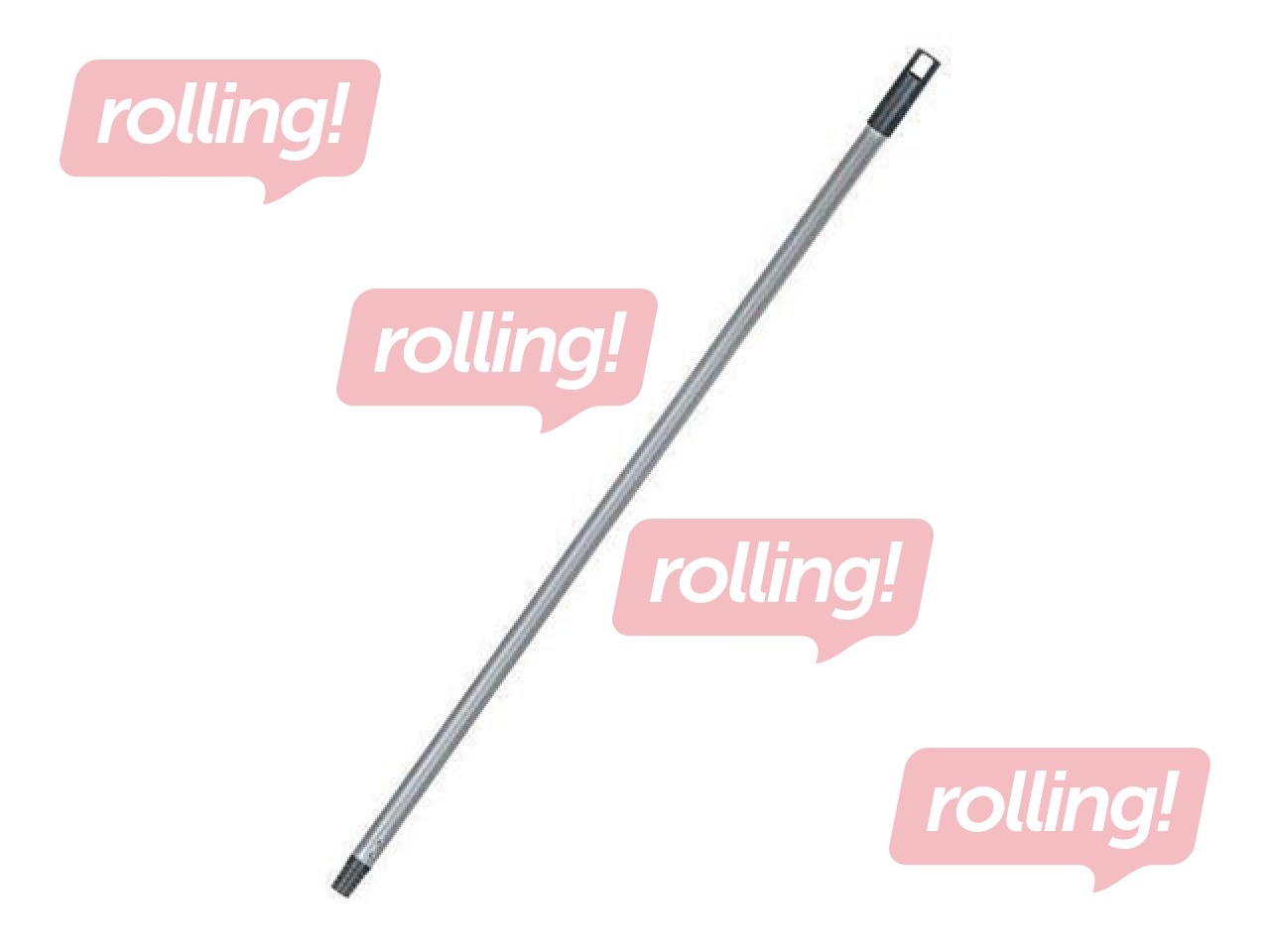 Pintsli käepide koonilise keermega, 120 cm