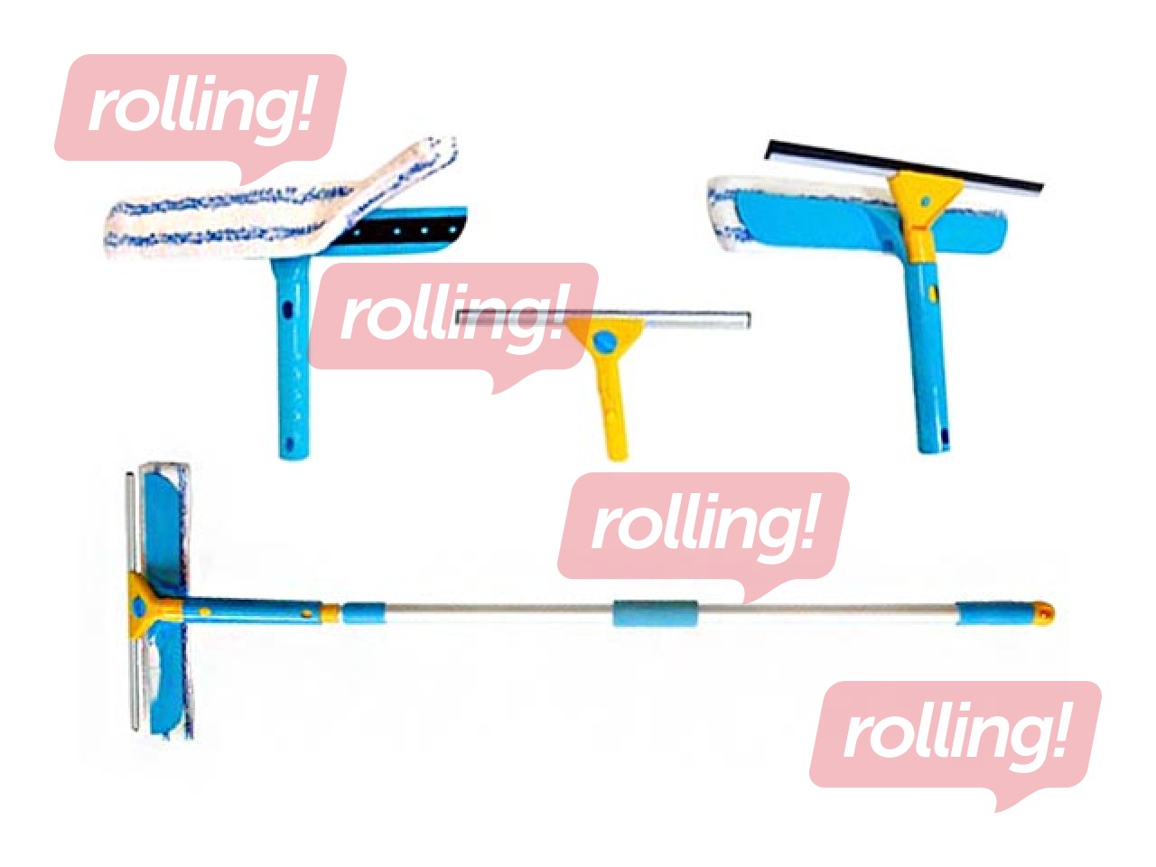 Windows washing brush TORO with telescopic rod 180/35cm