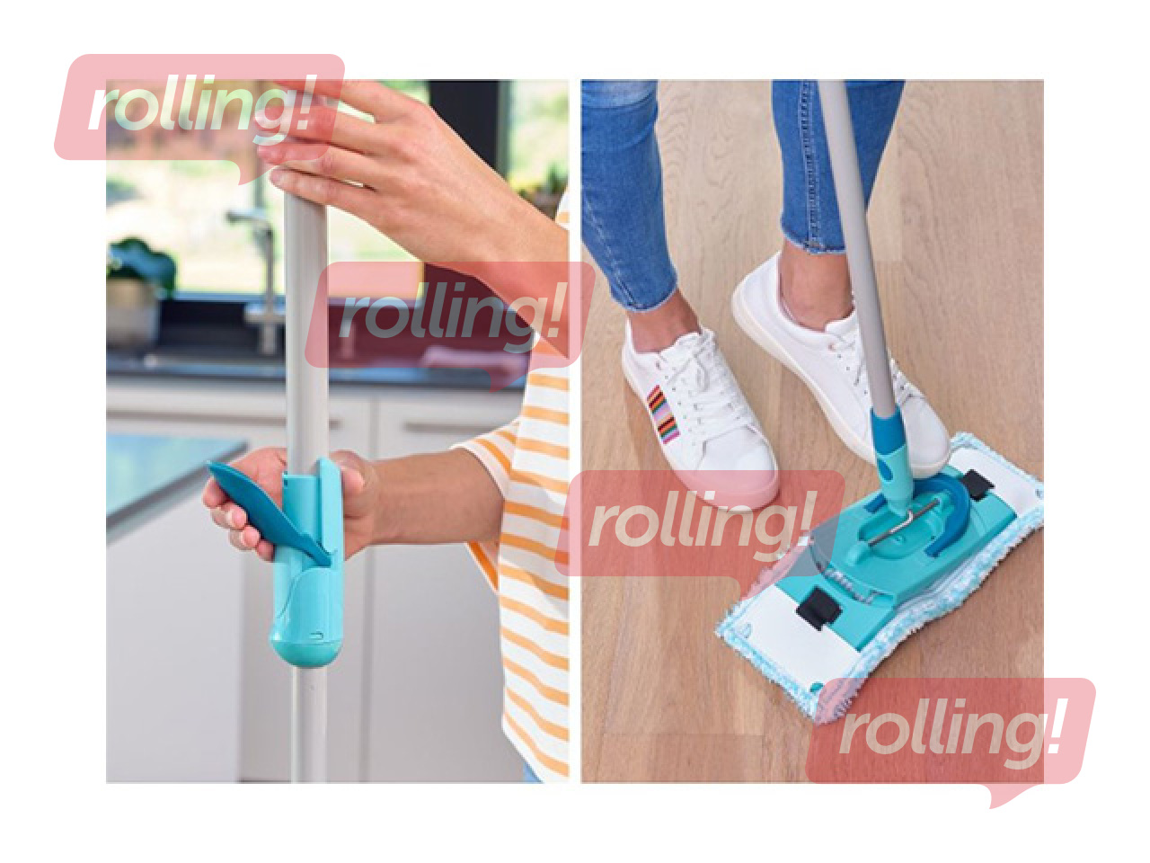 OUT Põrandapuhastuskomplekt Leifheit, Clean Twist M Ergo+Power Cleaner 1l