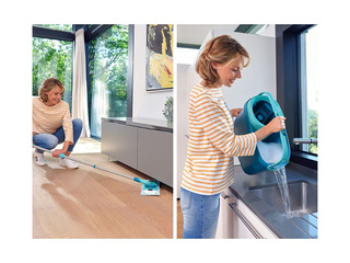 OUT Põrandapuhastuskomplekt Leifheit, Clean Twist M Ergo+Power Cleaner 1l