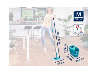 OUT Põrandapuhastuskomplekt Leifheit, Clean Twist M Ergo+Power Cleaner 1l
