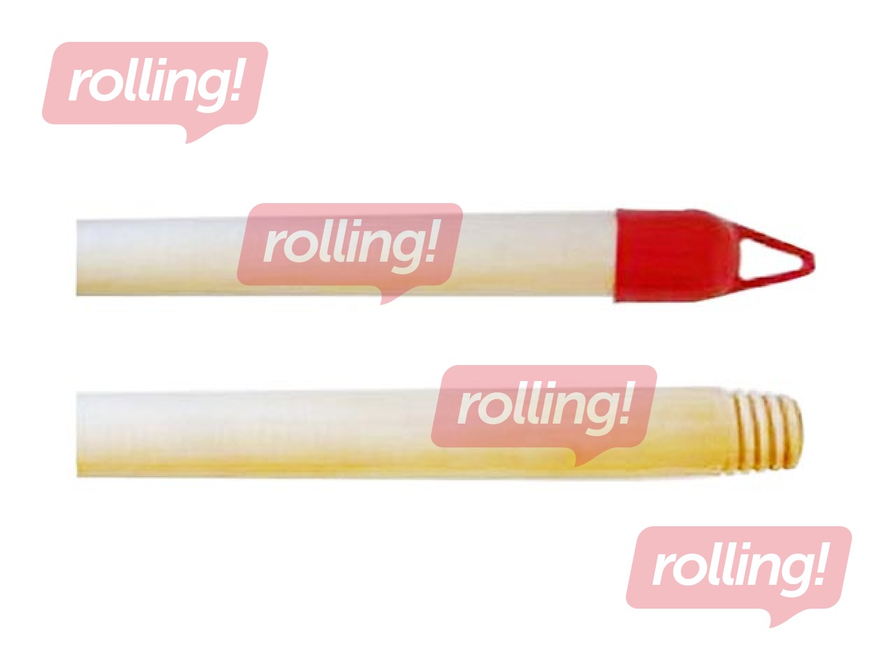 Puidust harjavars keermega, 130 cm