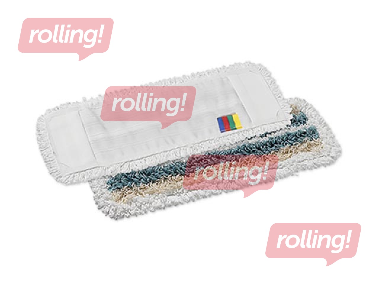 Швабра из мультифибры с карманами, 40см