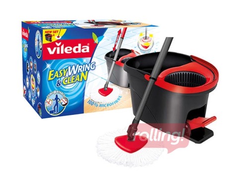 Põrandapuhastuskomplekt Vileda EasyWring & Clean, mopp + ämber