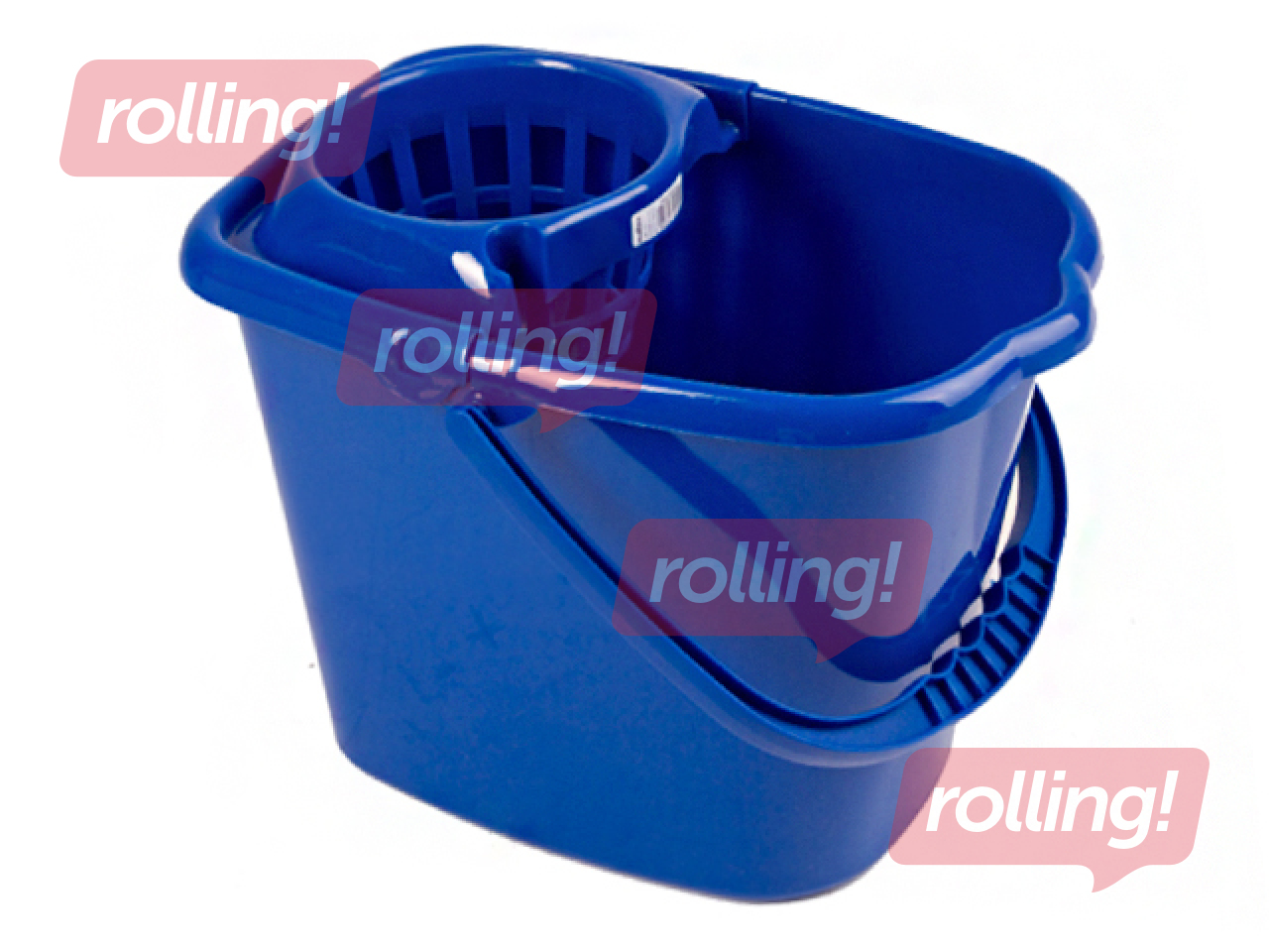 Plastikust ämber mopipressiga KAMAL, 12 l, erinevad värvid