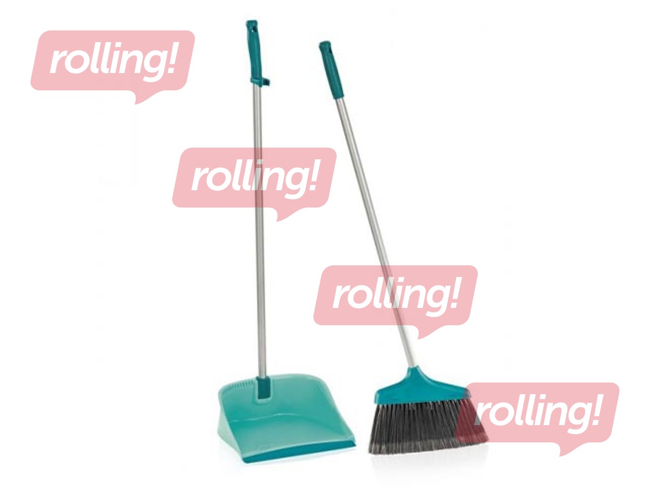 Hari + kühvel pika käepidemega LEIFHEIT