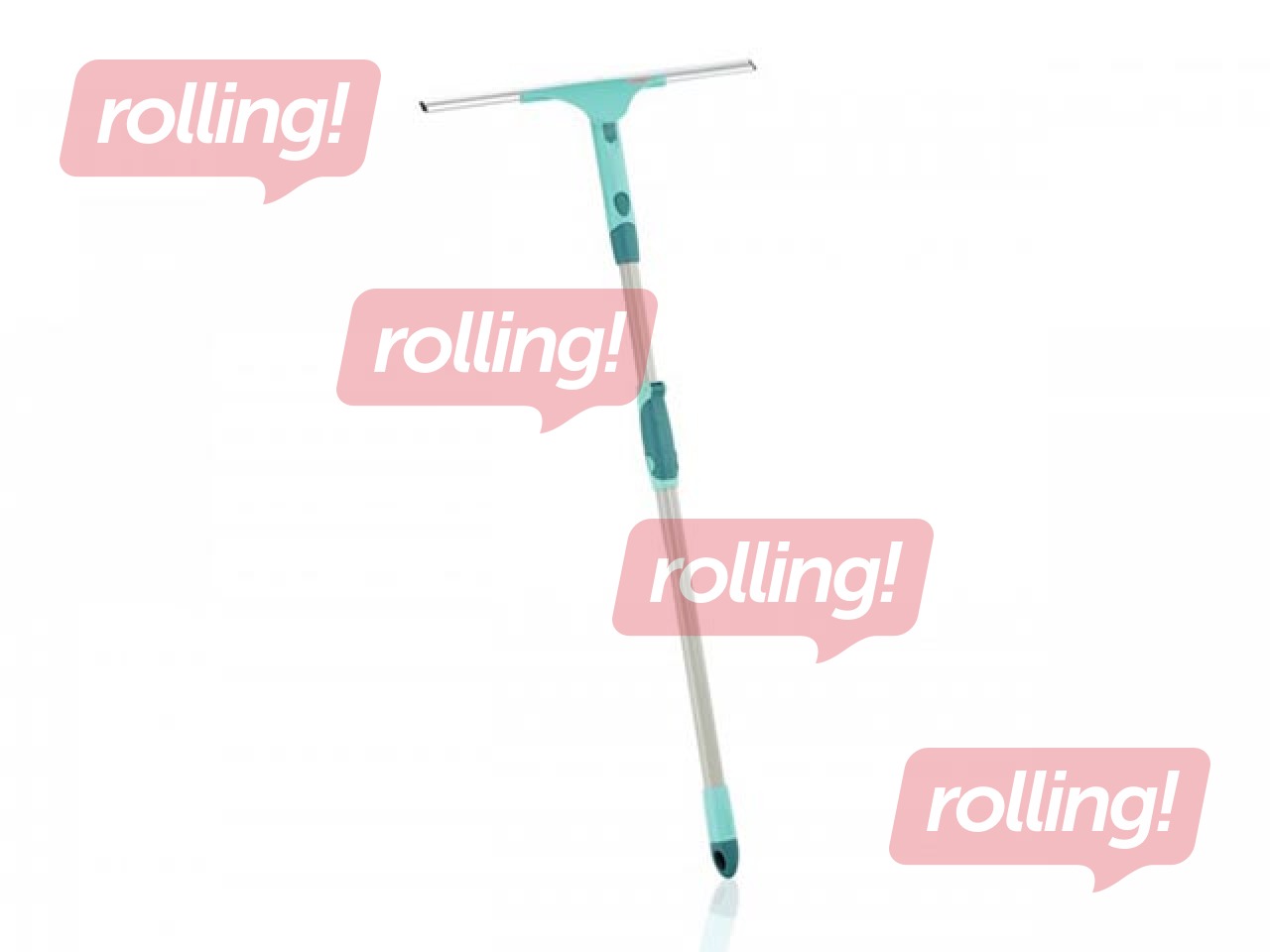 Aknapesur teleskoopkäepidemega kuni 200 cm LEIFHEIT Window Slider XL 40 cm