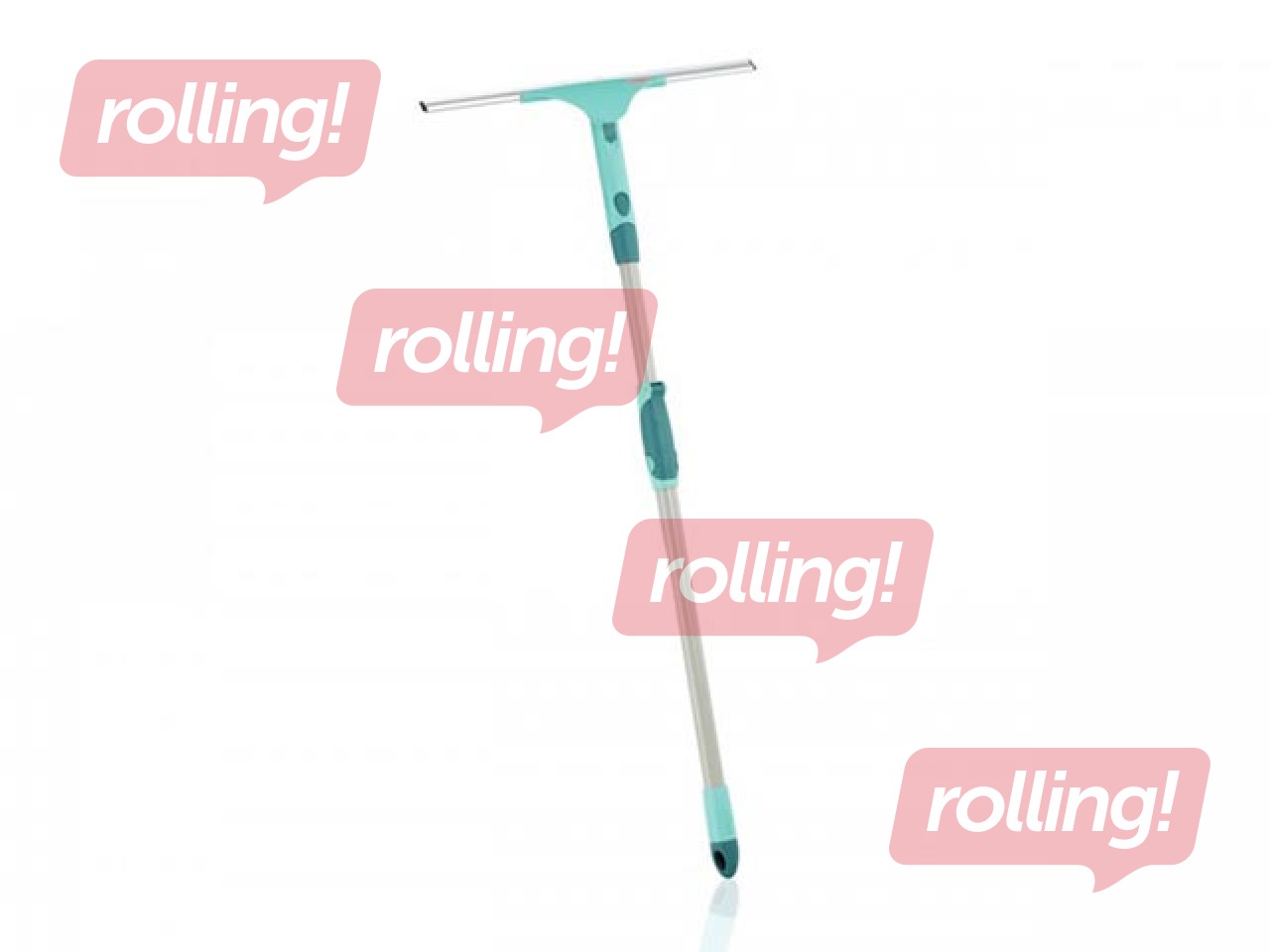 Window cleaner with telescopic handle up to 200cm LEIFHEIT Window Slider XL 40cm