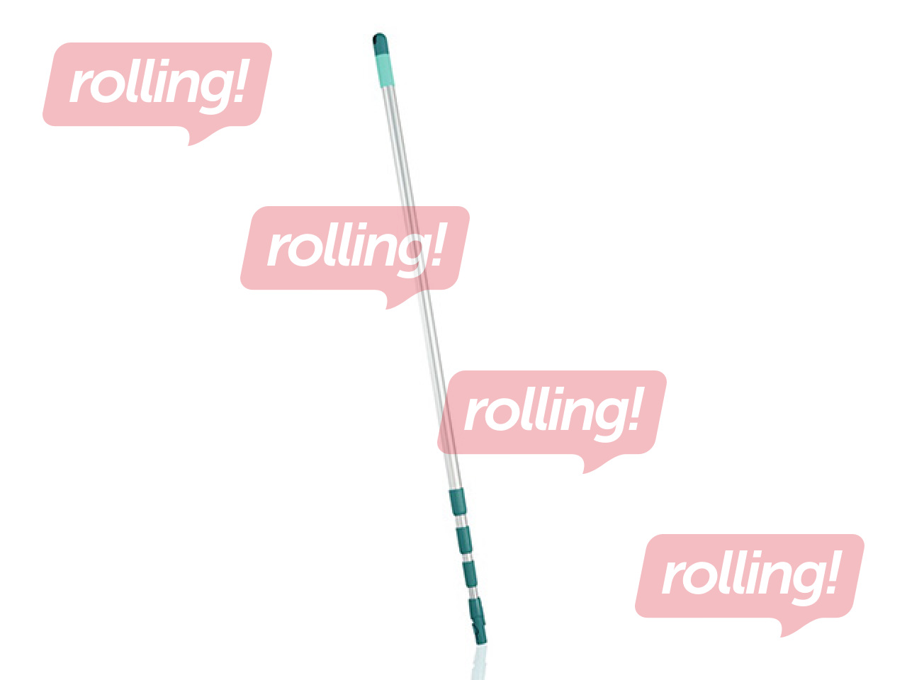 Teleskoopvarrega Leifheit,  alumiinium, 145-400cm