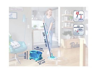 Põrandapuhastuskomplekt Leifheit, Clean Twist Disc Mop Ergo Mobile