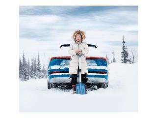 Lumelabidas Kungs, alumiiniumist otsa ja varrega