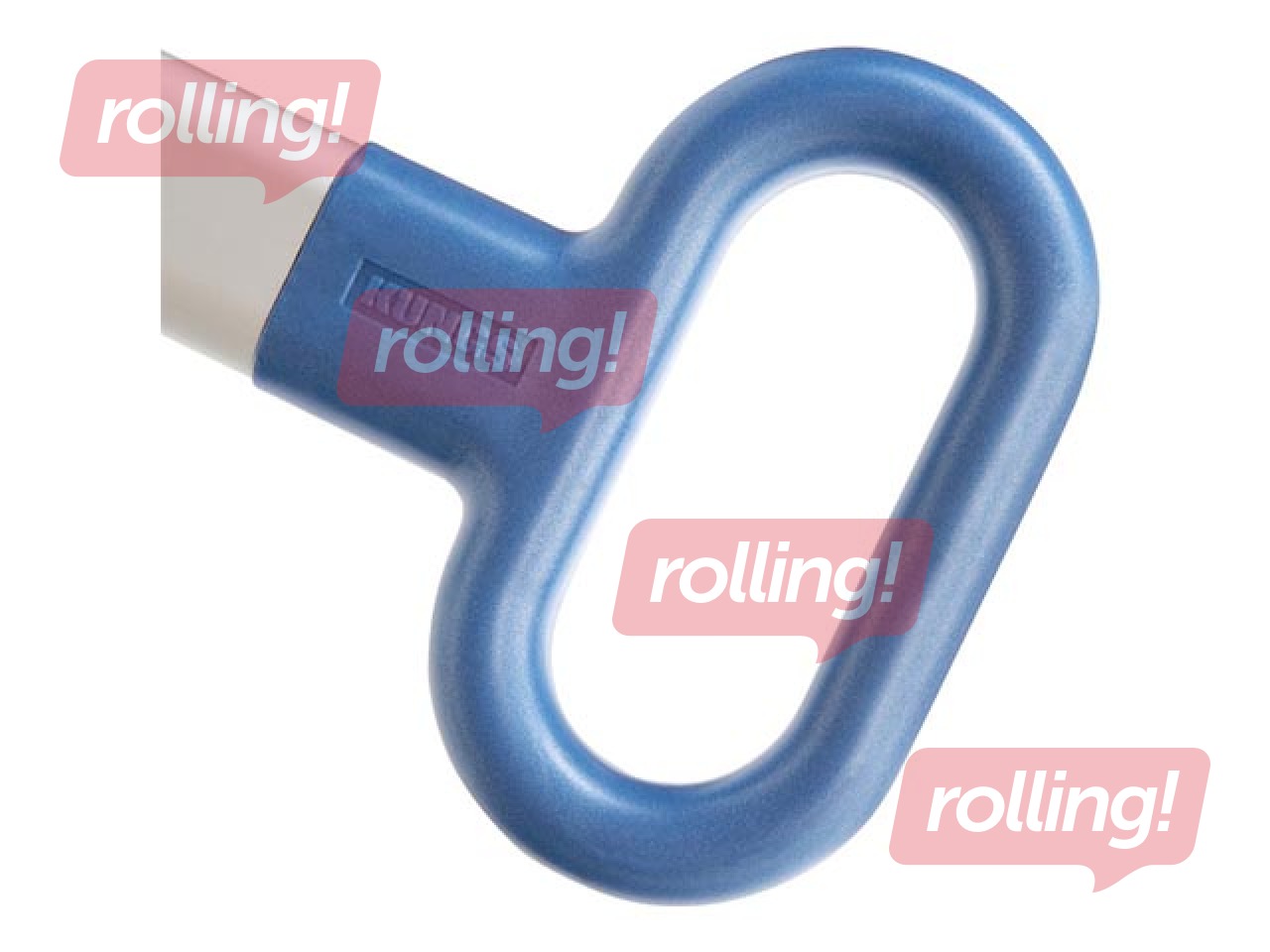 Snow shovel with telescopic handle, aluminum edge