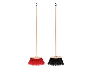 Outdoor brush Saima Broom, black, red