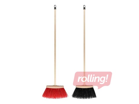 Уличная щётка Saima Broom, черный, красный